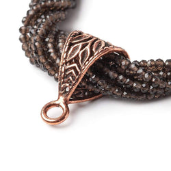 19x11mm Branch Antiqued Copper Bail Finding Set of 4 (ONLINE ORDER ONLY)