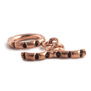 19x13x13mm Copper Circle Toggle (ONLINE ORDER ONLY)