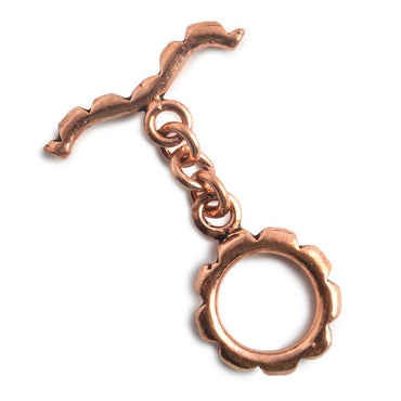 19x13x13mm Copper Circle Toggle (ONLINE ORDER ONLY)
