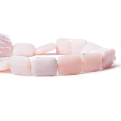 19x14-20x15mm Dendritic Pink Peruvian Opal plain rectangle 11.75 in 15 beads (ONLINE ORDER ONLY)