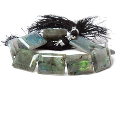 19x14-20x15mm Labradorite Faceted Emerald Cut Beads 8 inch 10 pieces (ONLINE ORDER ONLY)
