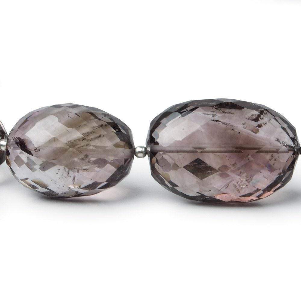 19x14-26x18mm Mossy Amethyst Faceted Nugget Beads 18 inch 18 beads (ONLINE ORDER ONLY)