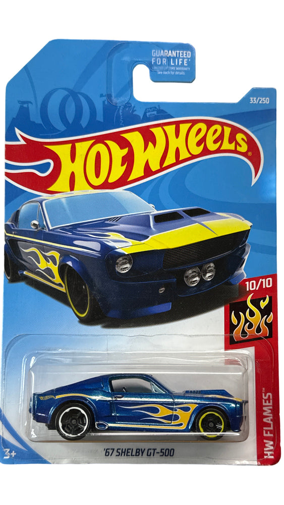 Hot Wheels (2019) HW Flames 10/10 '67 Shelby GT-500 33/250 (Online Order Only)