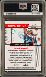 Graded 2025 Leaf Web Exclusives Toby Fournier #41 Anime Nation Series 2 Pink /10 Basketball Card PSA 8 Near Mint (ONLINE ORDER ONLY)