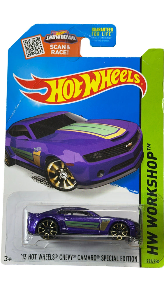 Hot Wheels '13 Hot Wheels Chevy Camaro Special Edition HW Workshop 232/250 (Online Order Only)