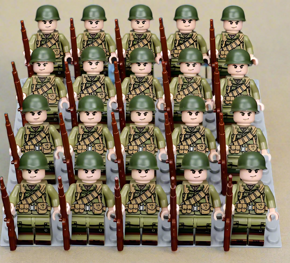 WWII Army Soldier Minifigure (ONLINE ORDER ONLY)