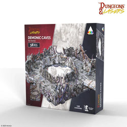 Dungeons & Lasers: Caves Series - Demonic Caves Pre-Painted Prismacast Terrain (ONLINE ORDER ONLY)