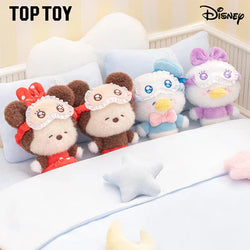 [In Stock] MINISO Disney Squinting Sleepwear Series Plush Keychains Gift Blind Box (ONLINE ORDER ONLY)