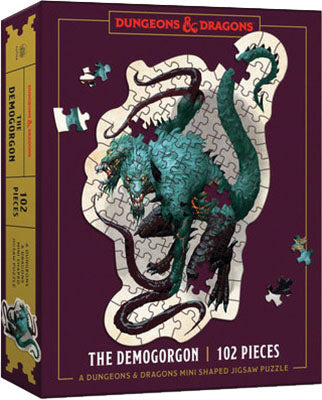 Dungeons & Dragons Mini Shaped Jigsaw Puzzle: The Demogorgon Edition (ONLINE ORDER ONLY)