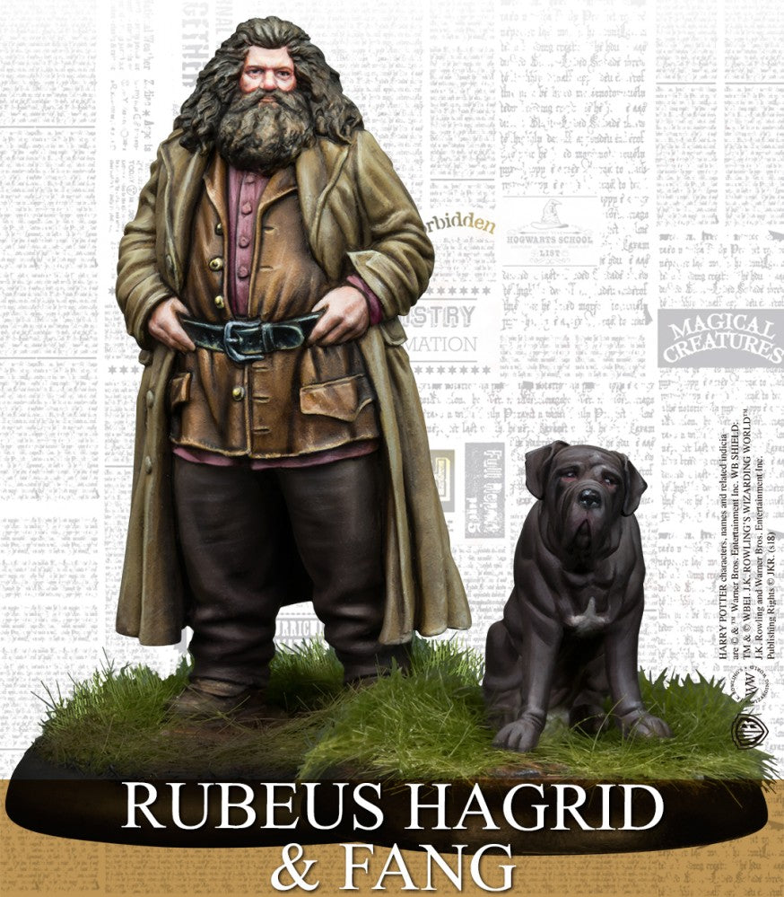 Harry Potter Miniatures Adventure Game: Rubeus Hagrid & Fang Pack (ONLINE ORDER ONLY)