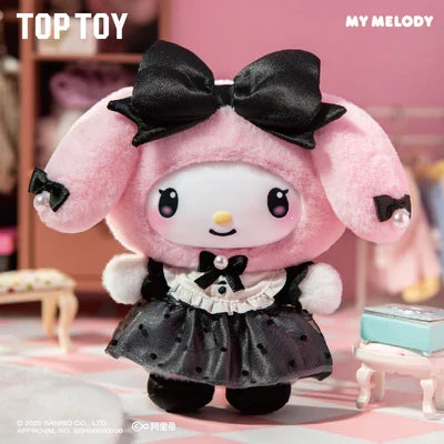 Sanrio Characters Sisters Outfit Vinyl Plush Keychain Blind Box - Official