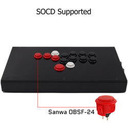 RAC-J803B All Button Leverless Arcade Game Controller for PC/PS/XBOX/SWITCH (Online Only)