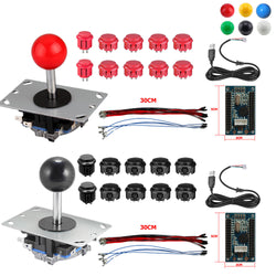RAC-D300 DIY Arcade Joystick 2Pin 2 Players Kits Buttons USB Encoder Cables (Online Only)