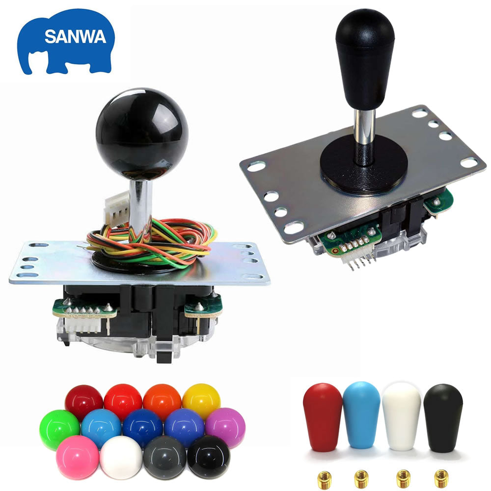Sanwa JLF-TP-8YT Arcade Joystick 4 & 8 Way Adjustable Multi Colored (Online Only)