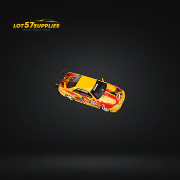 Fast Speed Nissan Skyline GT-R R34 Z-Tune NFS SRS Yellow-Red Livery 1:64 (ONLINE ORDER ONLY)