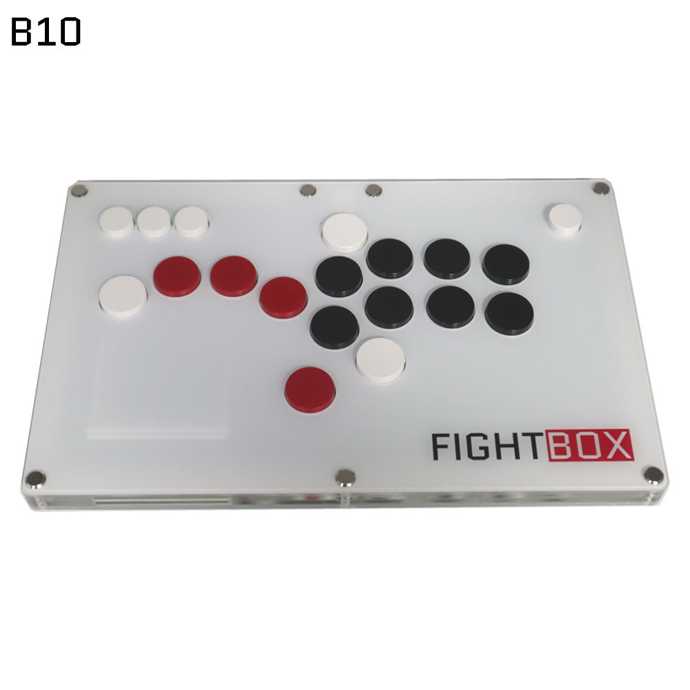 FightBox B10 All Button Leverless Arcade Controller – Ultra-Thin Cherry MX Fight Stick for PC, PS5, Xbox & Switch (Online Only)