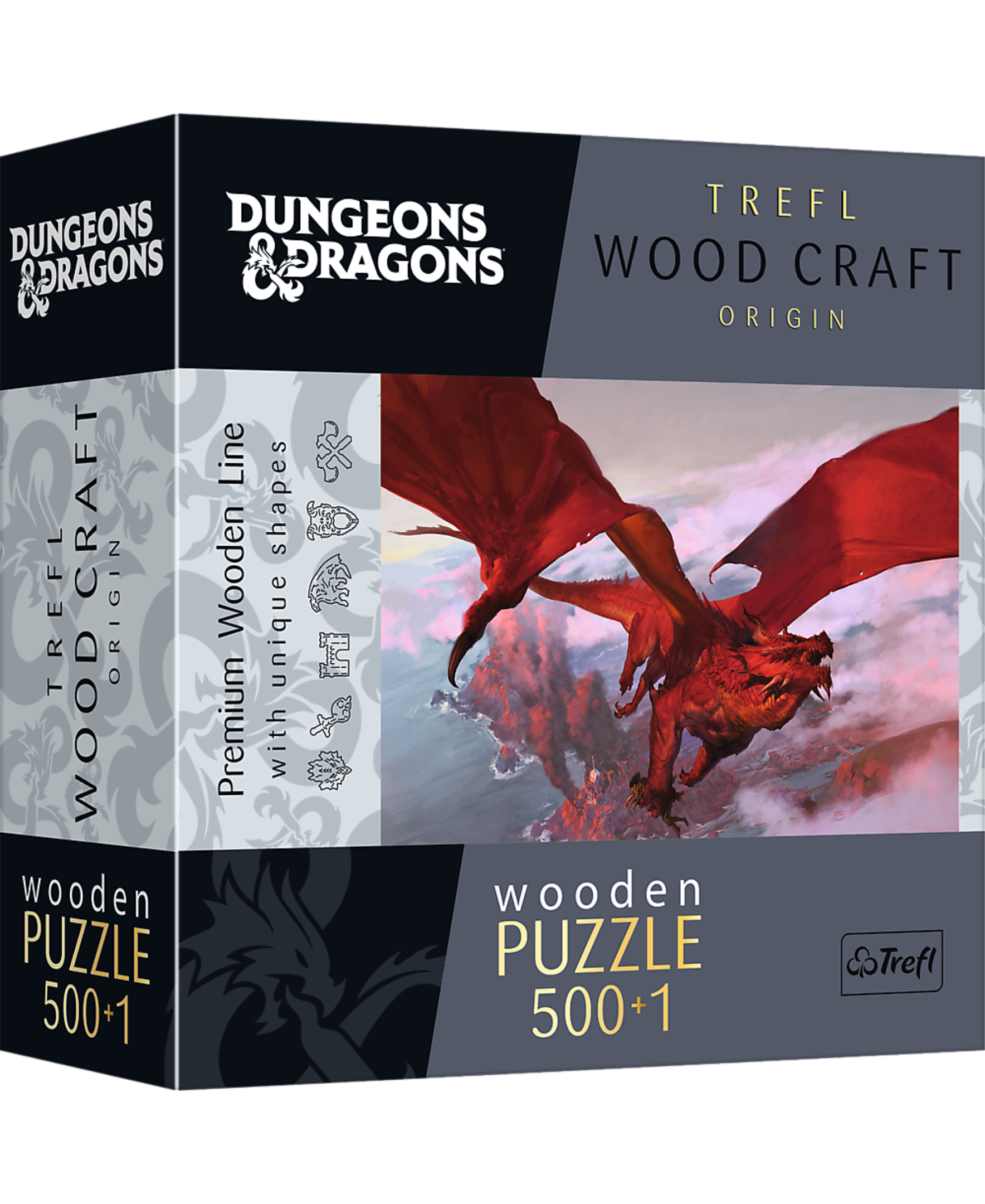Wooden Puzzle: Dungeons & Dragons - Ancient Red Dragon (Wood Craft) (ONLINE ORDER ONLY)