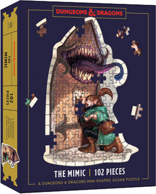 Dungeons & Dragons Mini Shaped Jigsaw Puzzle: The Mimic Edition (ONLINE ORDER ONLY)