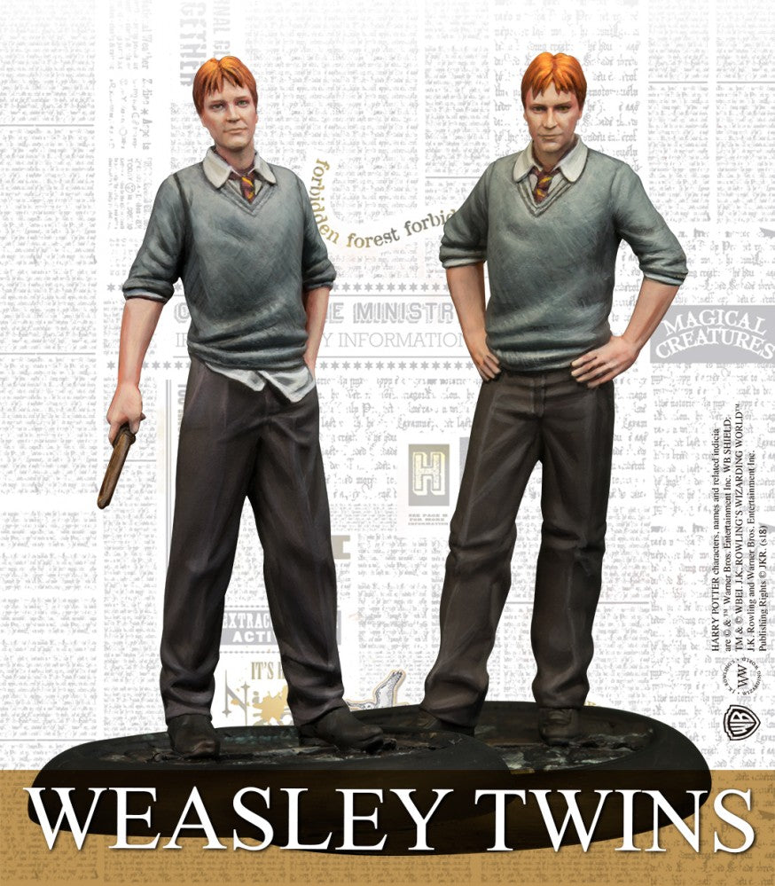 Harry Potter Miniatures Adventure Game: Weasly Twins Pack (ONLINE ORDER ONLY)