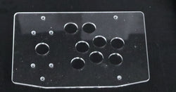 RAC-K500T Clear Transparent Acrylic Panel Flat Case 24/30mm Button Hole DIY Arcade Joystick Kits (Online Only)