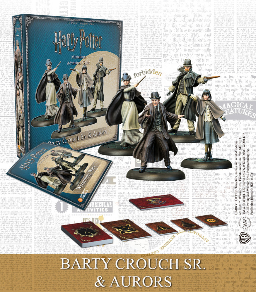 Harry Potter Miniatures Adventure Game: Barty Crouch Sr. & Aurors (ONLINE ORDER ONLY)