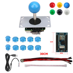 RAC-D300 DIY Arcade Joystick 5Pin Kits 8 Way Joystick Buttons USB Encoder Cables (Online Only)