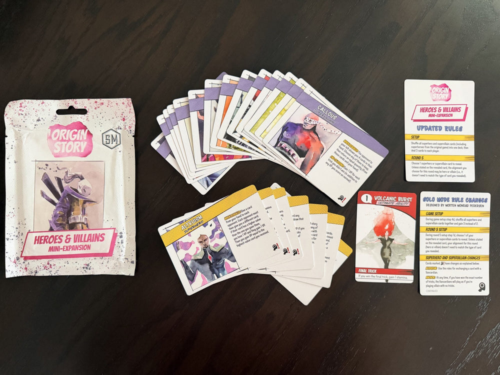 Origin Story: Heroes & Villains Mini Expansion (ONLINE ORDER ONLY)
