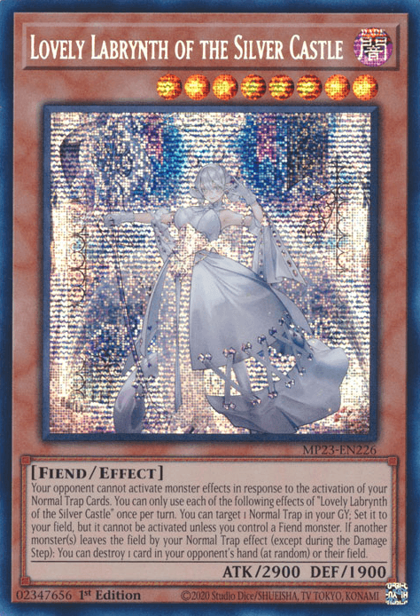 Lovely Labrynth of the Silver Castle [MP23-EN226] Prismatic Secret Rare (ONLINE ORDER ONLY)