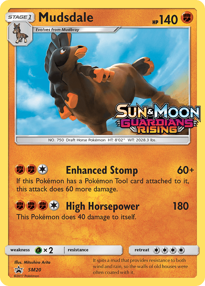 Mudsdale (SM20) [Sun & Moon: Black Star Promos] (Online Only)