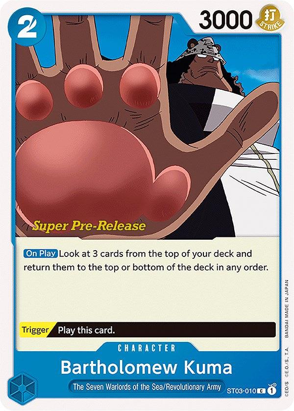 Bartholomew Kuma [Super Pre-Release Starter Deck: The Seven Warlords of the Sea] (ONLINE ORDER ONLY)