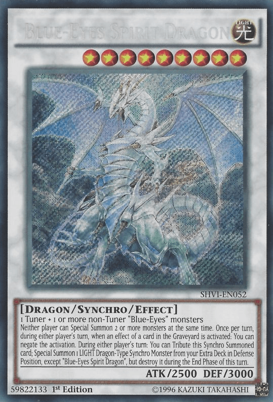 Blue-Eyes Spirit Dragon [SHVI-EN052] Secret Rare (ONLINE ORDER ONLY)
