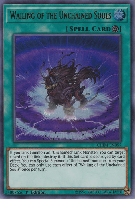 Wailing of the Unchained Souls [CHIM-EN055] Ultra Rare (ONLINE ORDER ONLY)
