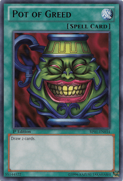 Pot of Greed [BP01-EN034] Rare (ONLINE ORDER ONLY)