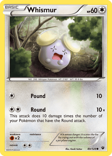 Whismur (80/124) [XY: Fates Collide] (Online Only)