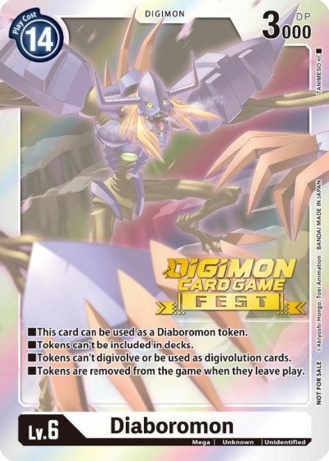 Diaboromon Token (Digimon Card Game Fest 2022) [Release Special Booster Promos] (ONLINE ORDER ONLY)