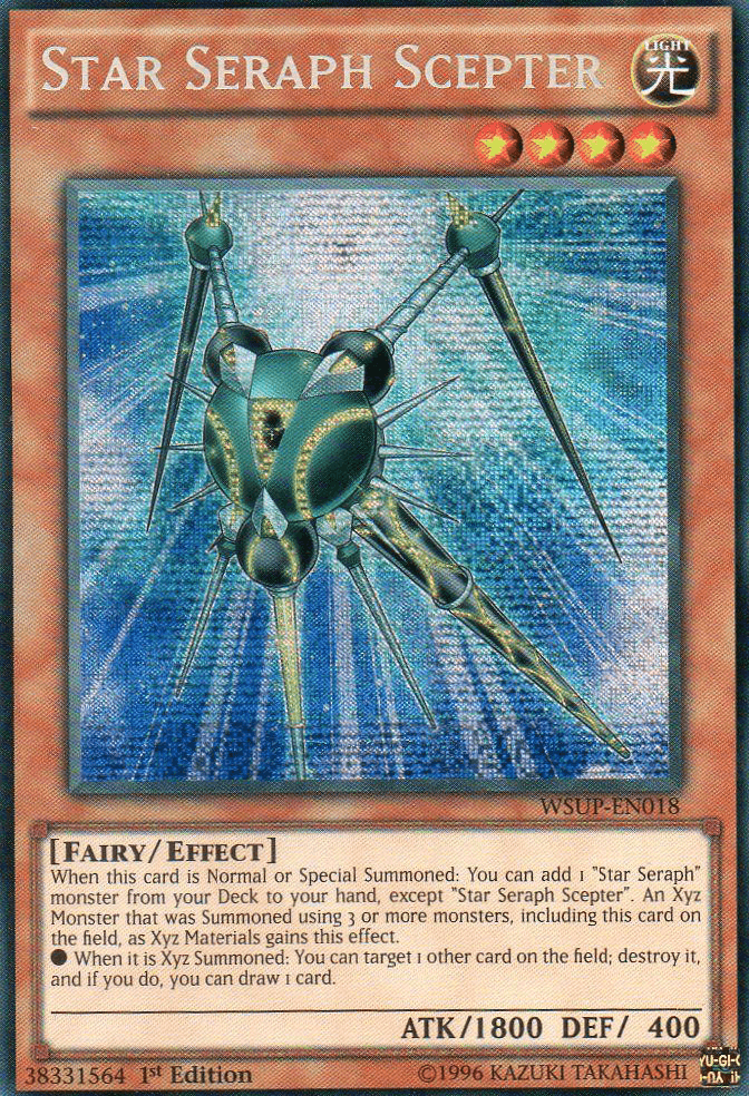Star Seraph Scepter [WSUP-EN018] Secret Rare (ONLINE ORDER ONLY)