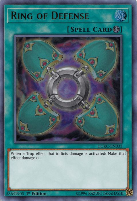 Ring of Defense [LCKC-EN033] Ultra Rare (ONLINE ORDER ONLY)