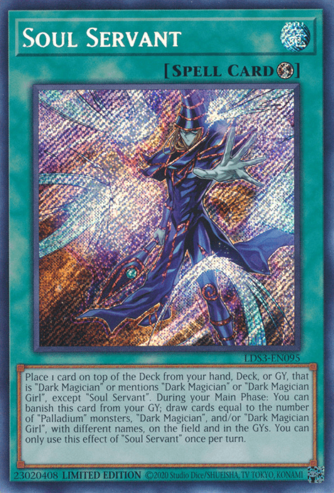 Soul Servant [LDS3-EN095] Secret Rare (ONLINE ORDER ONLY)