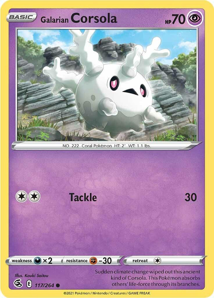 Galarian Corsola (117/264) [Sword & Shield: Fusion Strike] (Online Only)