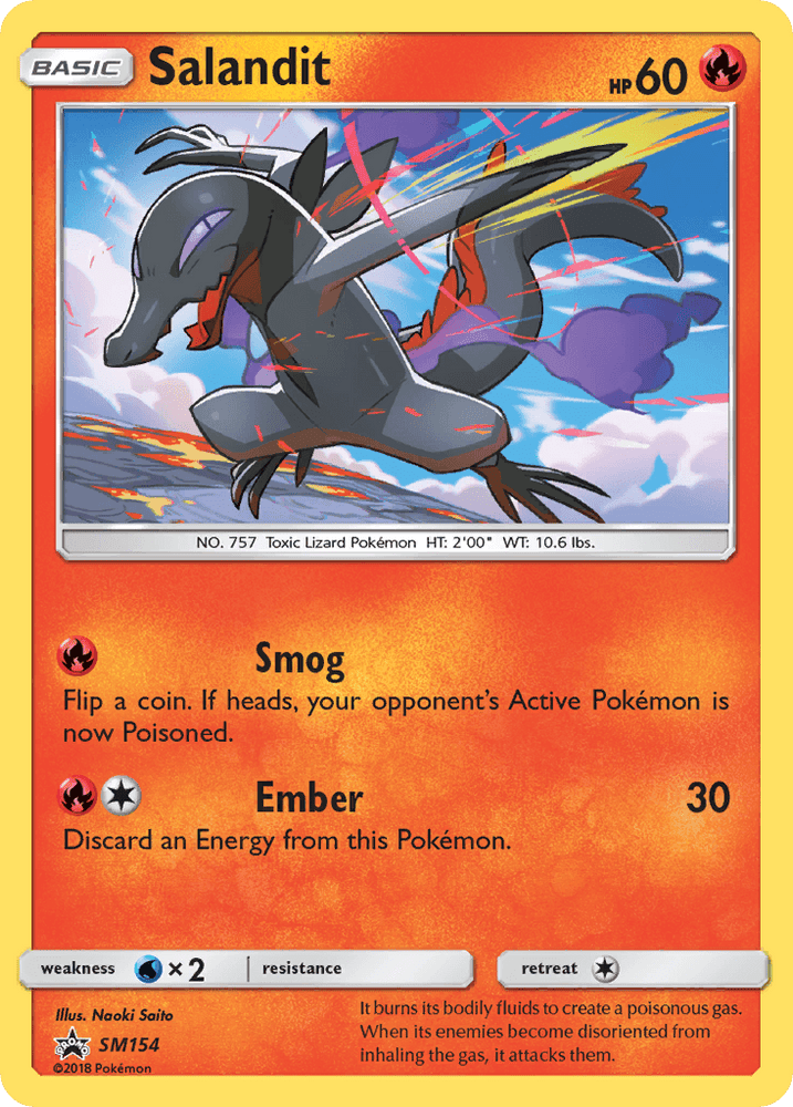 Salandit (SM154) [Sun & Moon: Black Star Promos] (Online Only)