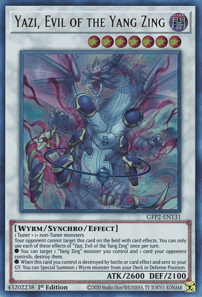 Yazi, Evil of the Yang Zing [GFP2-EN131] Ultra Rare (ONLINE ORDER ONLY)