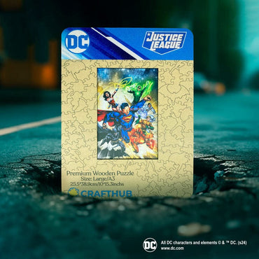 Justice League Heroes Wooden Jigsaw Puzzle (Online Order Only)
