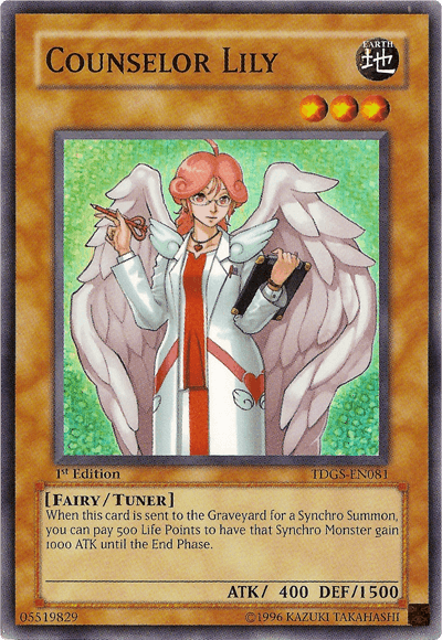 Counselor Lily [TDGS-EN081] Super Rare (ONLINE ORDER ONLY)