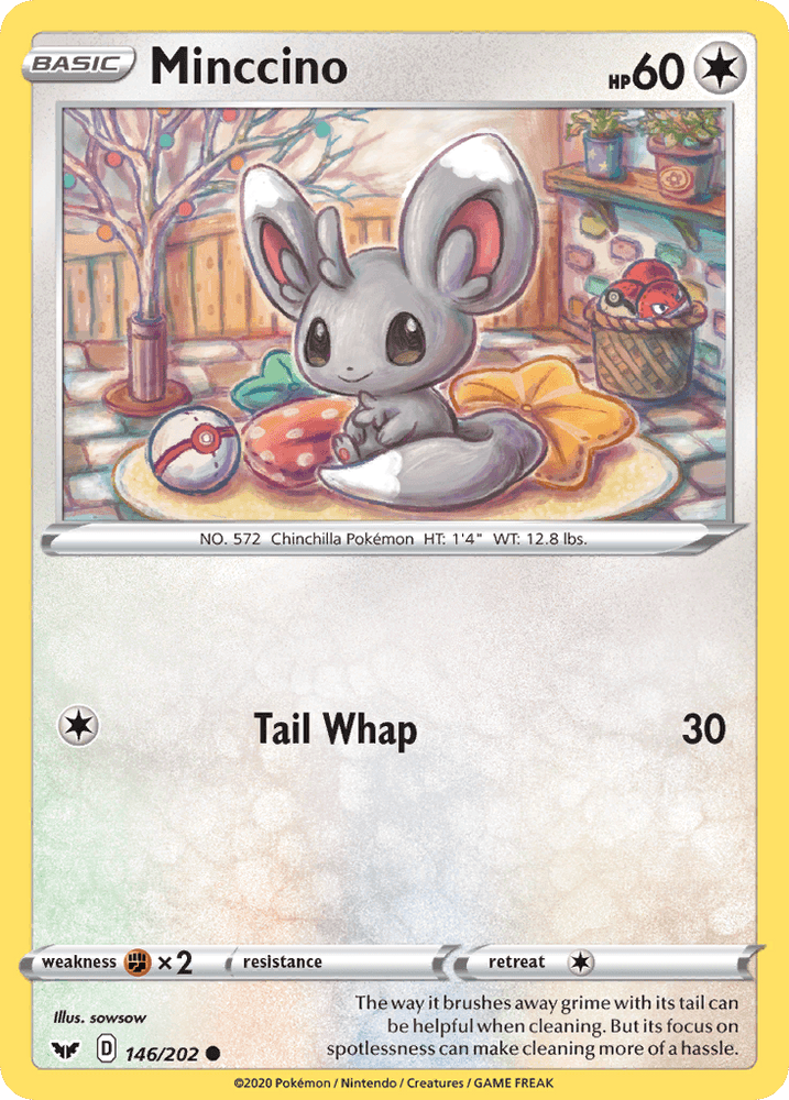 Minccino (146/202) [Sword & Shield: Base Set] (Online Only)