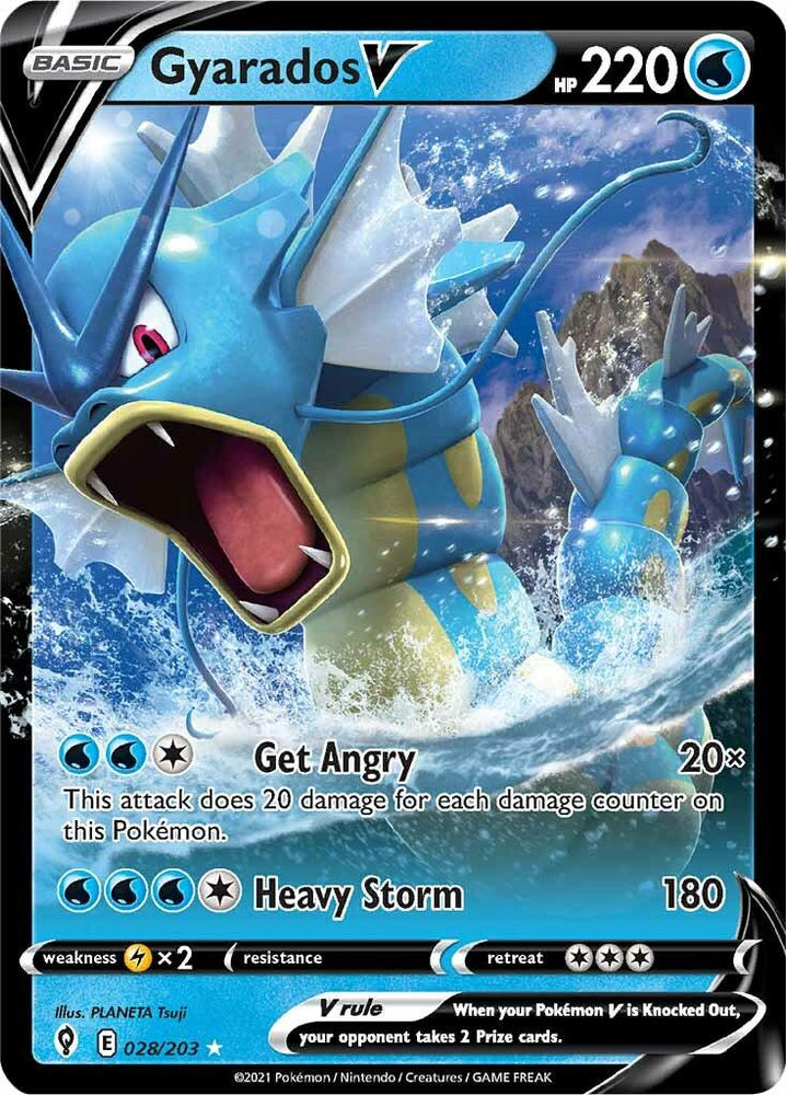 Gyarados V (028/203) [Sword & Shield: Evolving Skies] (Online Only)