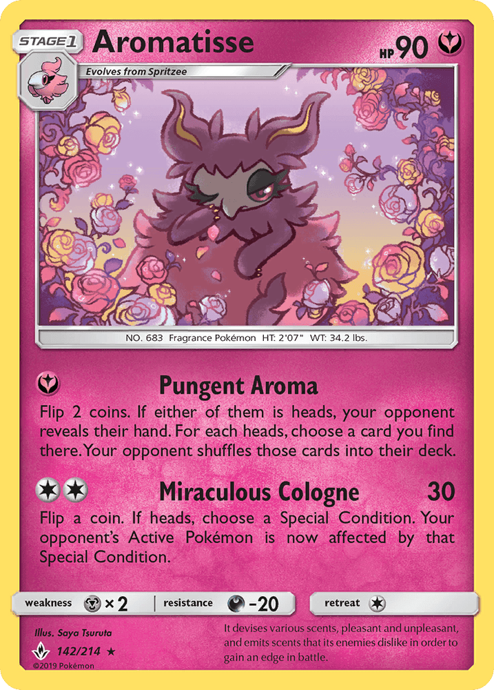 Aromatisse (142/214) [Sun & Moon: Unbroken Bonds] (Online Only)