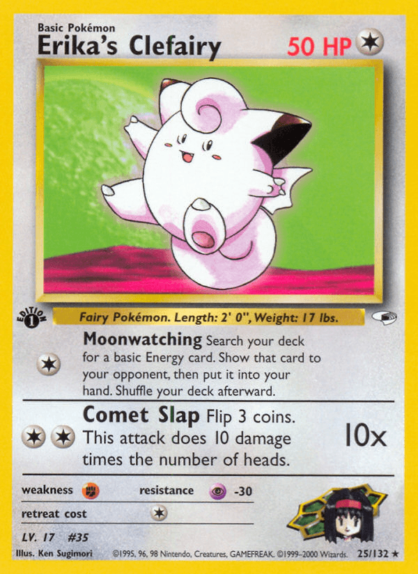 Erika's Clefairy (25/132) [Gym Heroes 1st Edition] (Online Only)