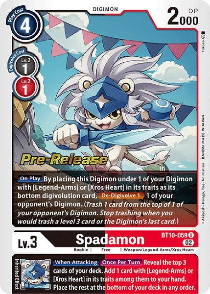 Spadamon [BT10-059] [Xros Encounter Pre-Release Cards] (ONLINE ORDER ONLY)