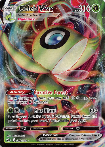 Celebi VMAX (008/198) [Sword & Shield: Chilling Reign] (Online Only)