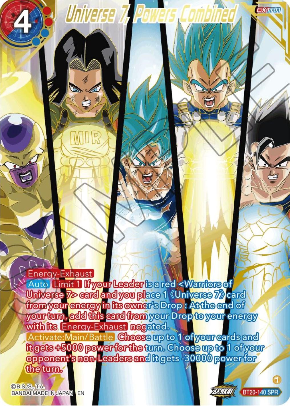 Universe 7, Powers Combined (SPR) (BT20-140) [Power Absorbed] (ONLINE ORDER ONLY)